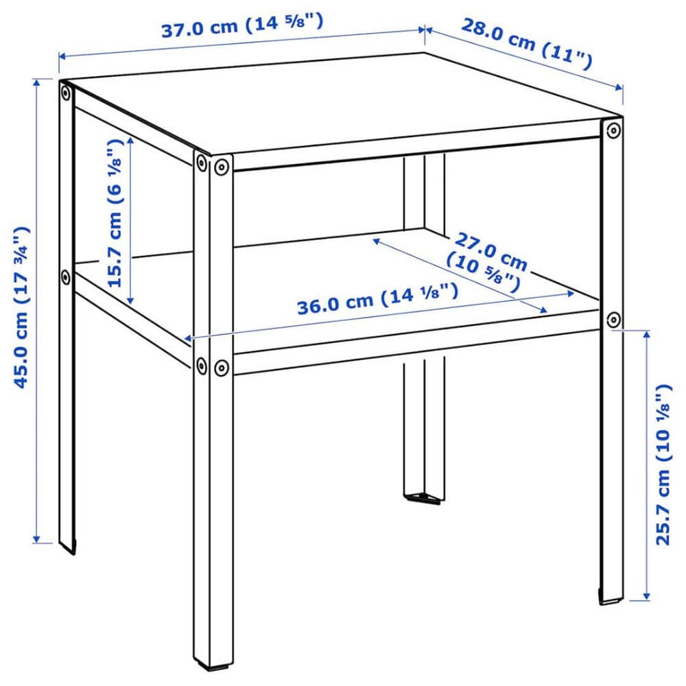 IKEA чёрная, прикроватная тумба