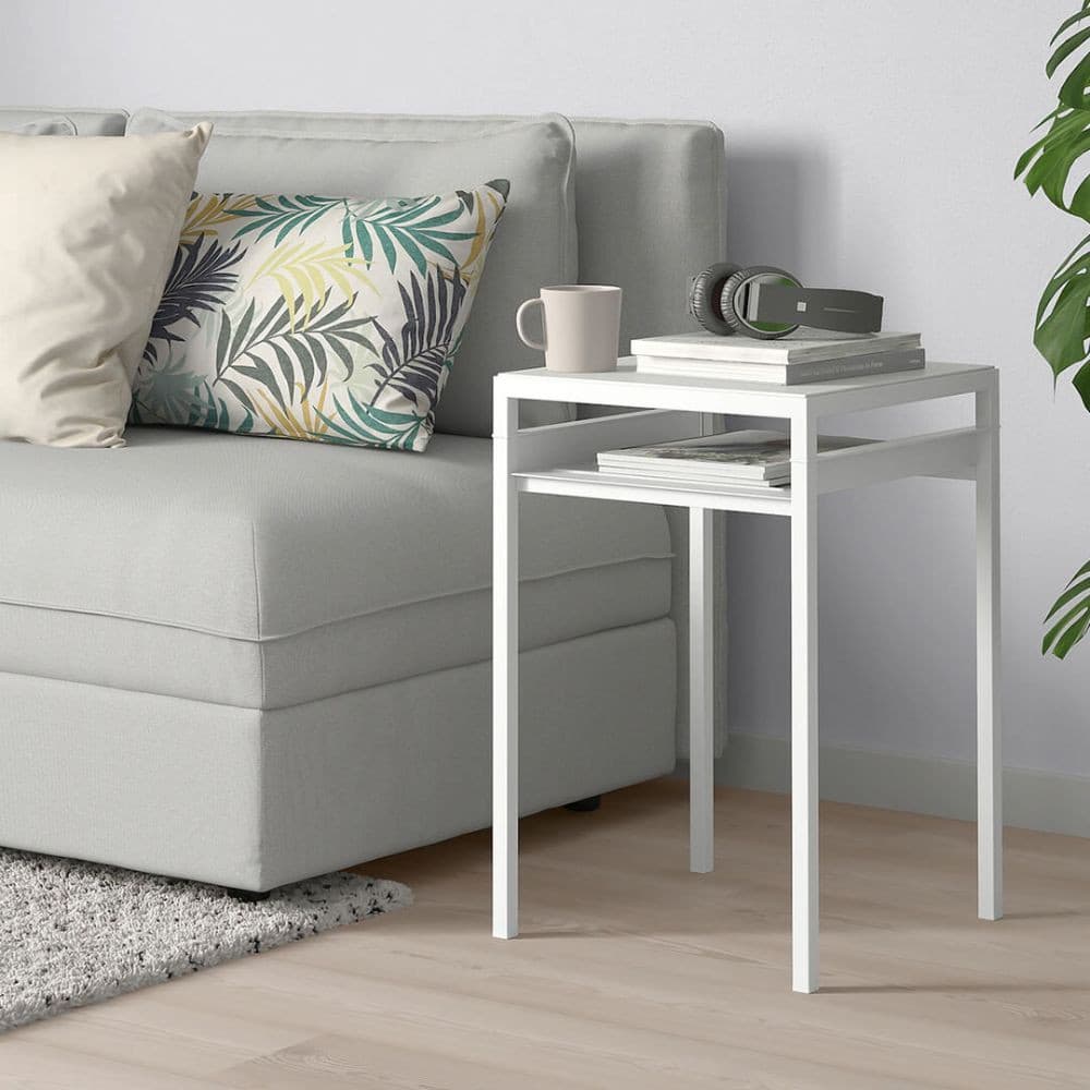 IKEA белый столик с двустронней столешницей