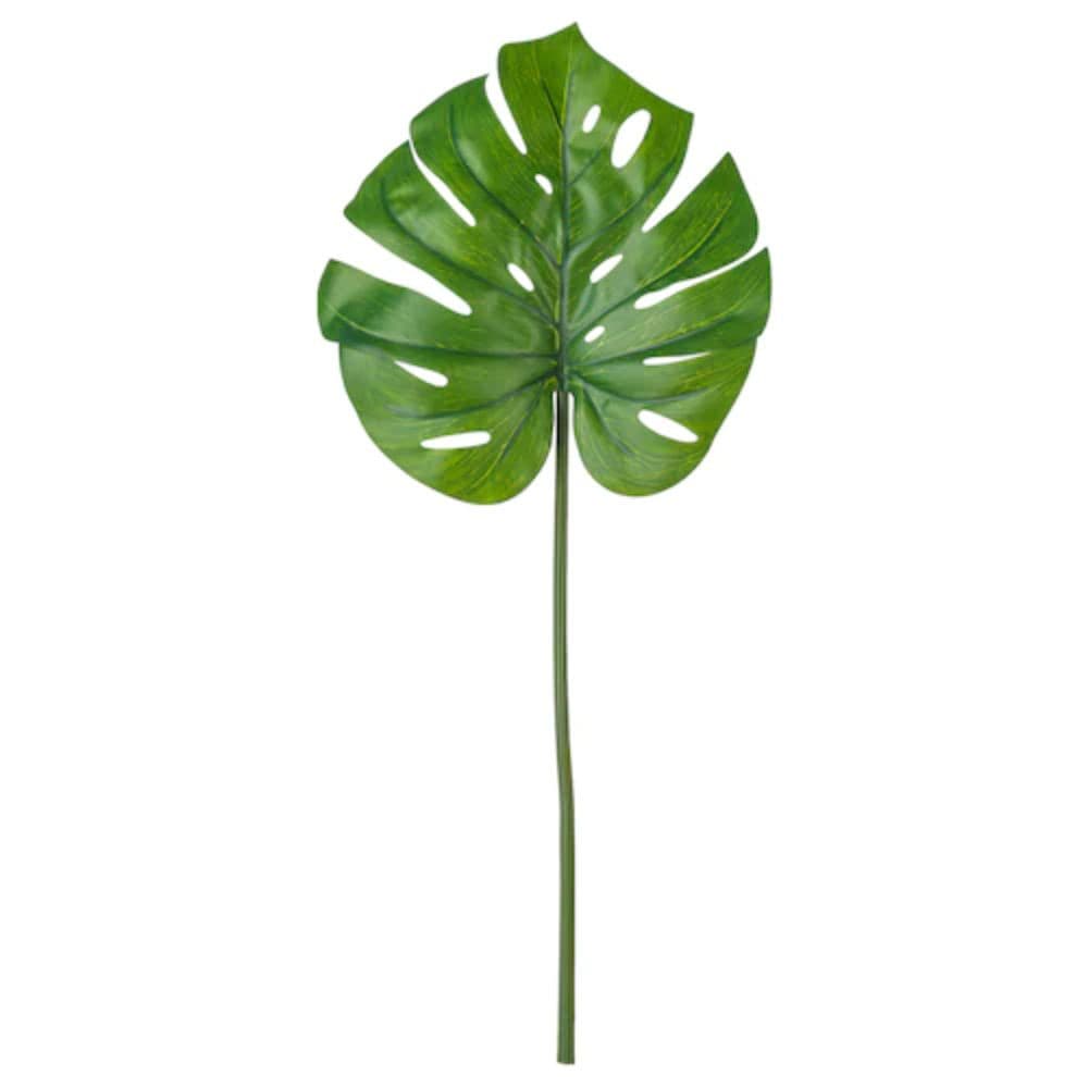 IKEA ýasama bezeg güli, monstera, ýaşyl